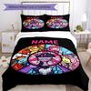 Little Pony (8) Customize Your Name Bedding Set Breathable Duvet Cover with Pillowcases Home Decoration Birthday Gift