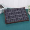 Walnut Jewelry Display Tray for Rings, Necklaces, and Bracelets