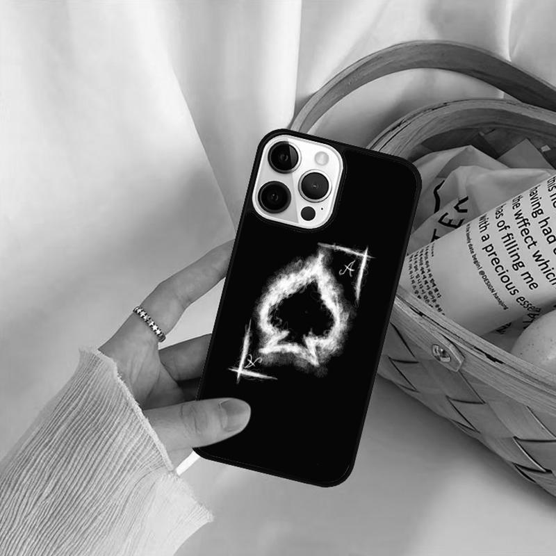 Poker Playing Cards Phone Case For iPhone 17 Air 16 15 14 11 12 13 Pro  MAX Plus coque Cover Shell