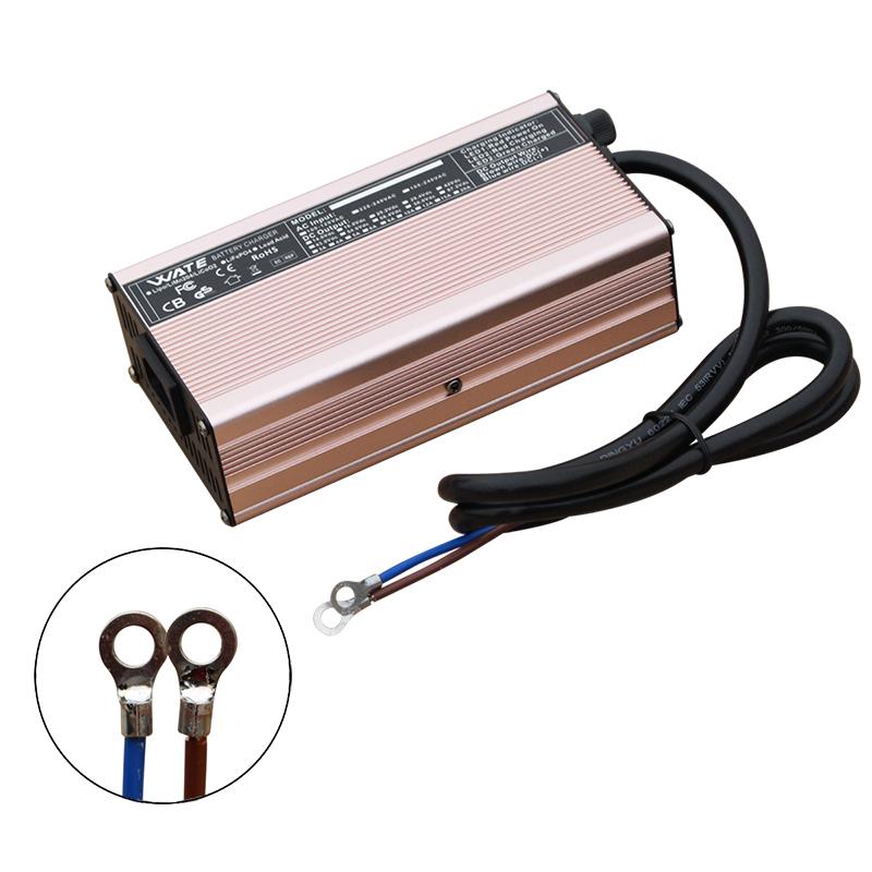 42V 15A smart lithium battery charger for 10S 36V lithium battery fast charging connector optional