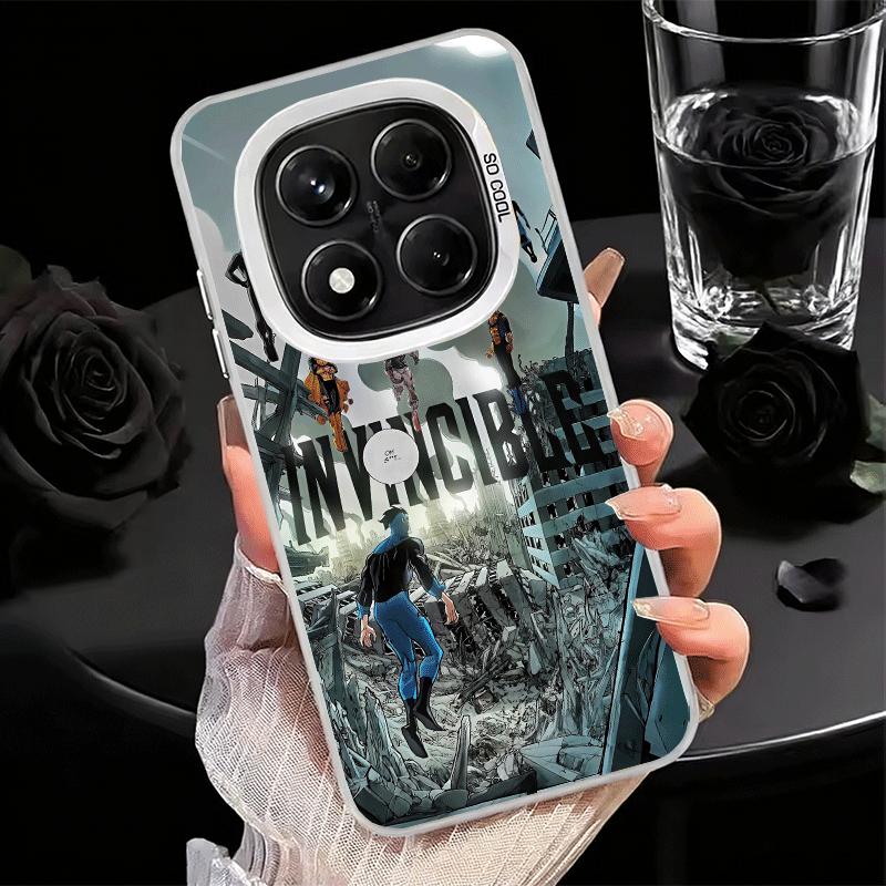 I-Invincible Anime Soft Phone Case for Xiaomi Redmi Note 13 14 15 Pro Plus 12S 12 11S 11 11T 10S 10 Shockproof Cover Back Shell