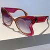 Oversized Butterfly Shape Sunglasses  New Arrival Stylish Vintage Multicolor Shades Trendy Brand Design Women Eyewear