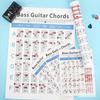 1pc Guitar Chord Finger Graph 200g Copper Paper Four-string Electric Bass Bass Chord Spectrum