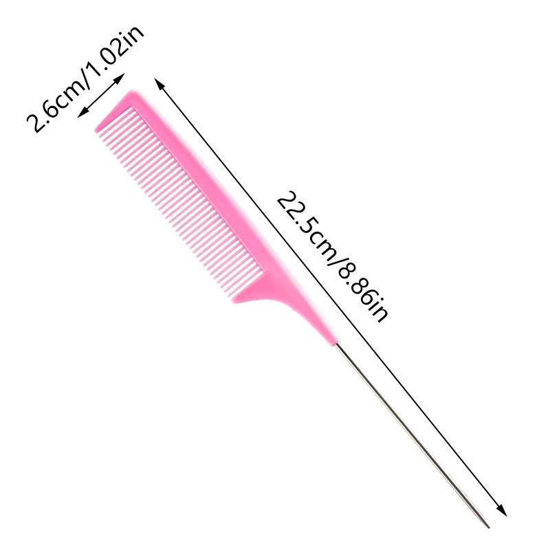 Anti Static Comb, Tangled Straight Hair Brush, Girl'S Ponytail Comb, Plastic Professional Salon Hair Stylist