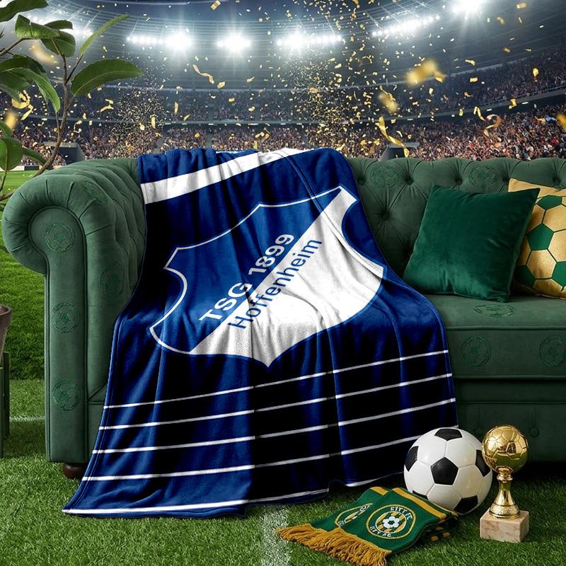 Hoffen-heim Crest Blanket Lightweight Ideal Bedding Blanket Perfect for Travel, Camping, Living Rooms, Offices, Sofas, Fan Christmas Gift