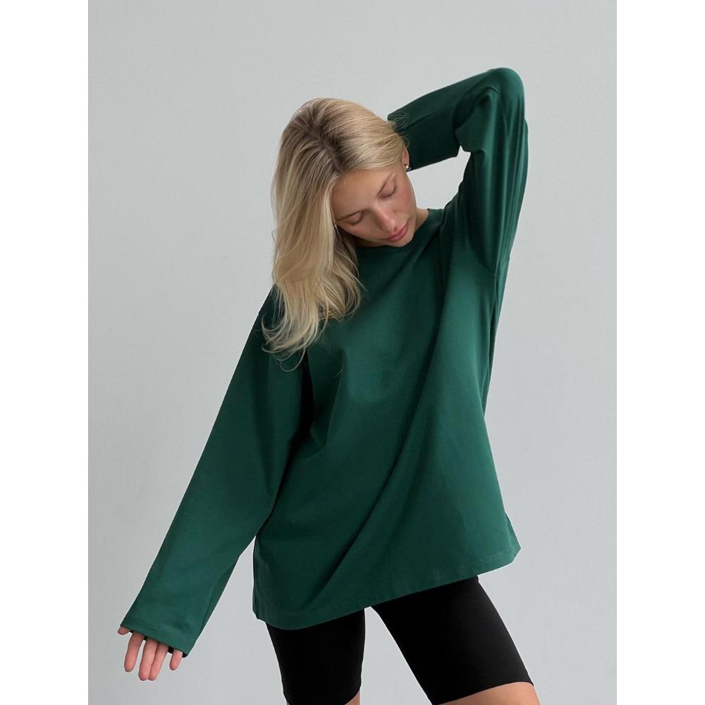 Hirsionsan Basic O-neck 100% Cotton T Shirt Women Loose Oversized Pullover Chic Cusual Tees Female Tops Girl Clothing