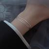 Fashion Multilayer Snake Bone Chain Bracelet For Women Simple Silver Color Geometric Bracelets Jewelry Party Gift