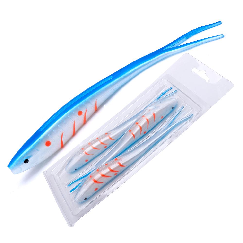 

3 ШТ/УПАК Премиум TPR Мягкая Приманка 17см 18г Плавающая Мягкий Пластик Червь Приманка Y-хвост Свимбейт для Крупной Рыбалки Щука Окунь 17cm 18g