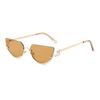 Fashion Retro Semi-Rimless Oval Shades Women's New Trendy Korean Style Travel Sunglasses Chic Metal Rim Decor Sunglasses