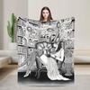 Super Warm Blanket Camping Kawakami Tomie Junji Ito Throw Blanket  Flannel Bedspread For Couch Chair Novelty Sofa Bed Cover