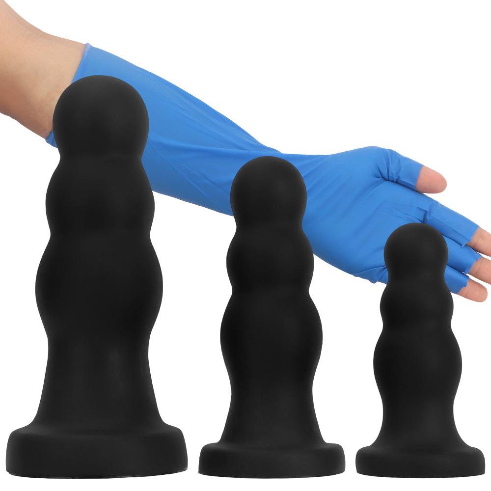 Large Liquid Silicone Soft Dildo Fisting Dragon Head Butt Plug Masturbator Anal Dilator Adult Sex Toy Big Dick Strap On Penis