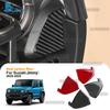 Real Soft Carbon Fiber Sticker For Suzuki Jimny JB74 JB64 2019 2020 2021 2022 2023 2024 2025 Car Center Console Side Trim Panel