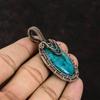 Chrysocolla Pendant Gemstone Pendant Copper Wire Wrapped Pendant Copper Jewelry Handmade Women Pendant Gift For Him Chrysocolla Gift For Mom
