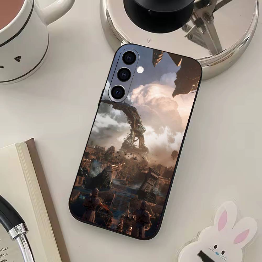C-Clair Obscur Expedition 33 Phone Case Silicone Soft For Samsung Galaxy A73,A72,A71,A70,A53,A52,A51