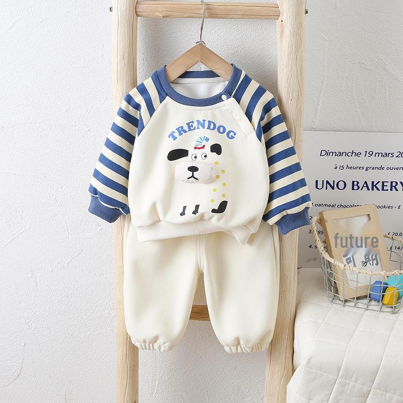 

Весенняя толстовка с длинными рукавами с рисунком для мальчиков и девочек 1 года 80 cm синий