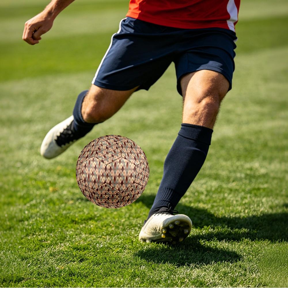 1pc Diamond Size 5 Soccer Ball Professional Match Training Football Indoor &Outdoor Sports Ball Lightweight Durable C6596