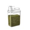 1100/1800/2300ml Storage Box Viewable Cereal Storage Containers Measuring Cup Rice Bucket  Kitchen