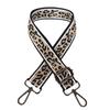 Bag Strap Lanyard Accessories Canvas Leopard Print Jacquard Single Shoulder Oblique Span Burden Reduction Backpack Strap