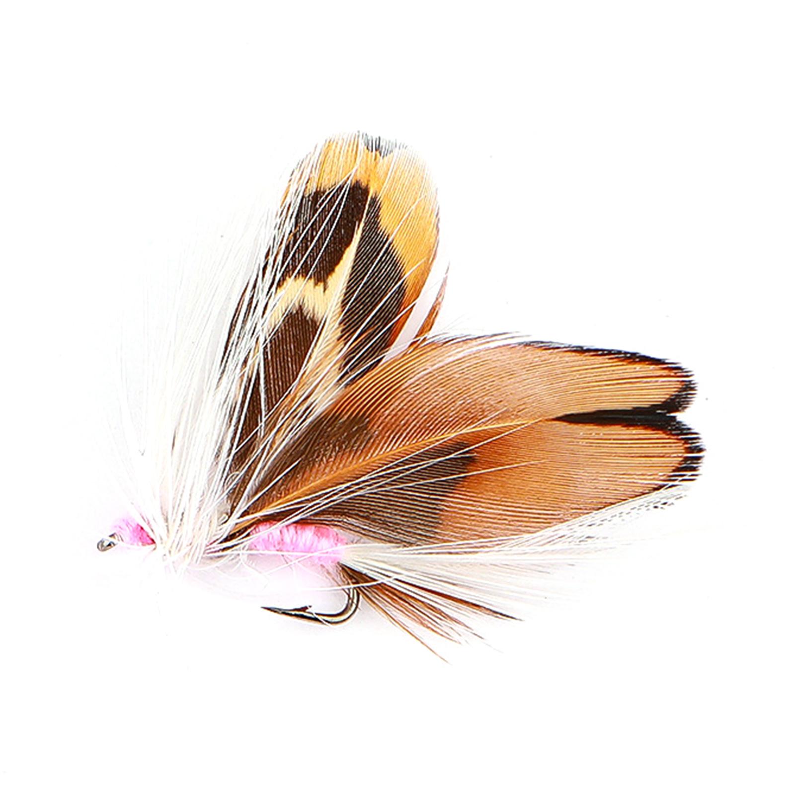 

1Pc Fly Fishing Flies Topwater Baits Lightweight Artificial Butterfly Fishing Baits Insect Flies Fly Fishing Lures белый
