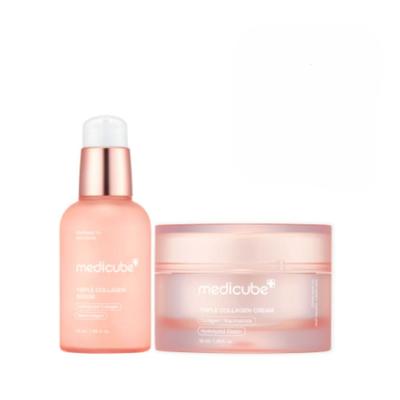 Conjunto Elasticidade Colágeno Sérum de Colágeno 55ml + Creme 50ml Dupla Firmadora e Hidratante