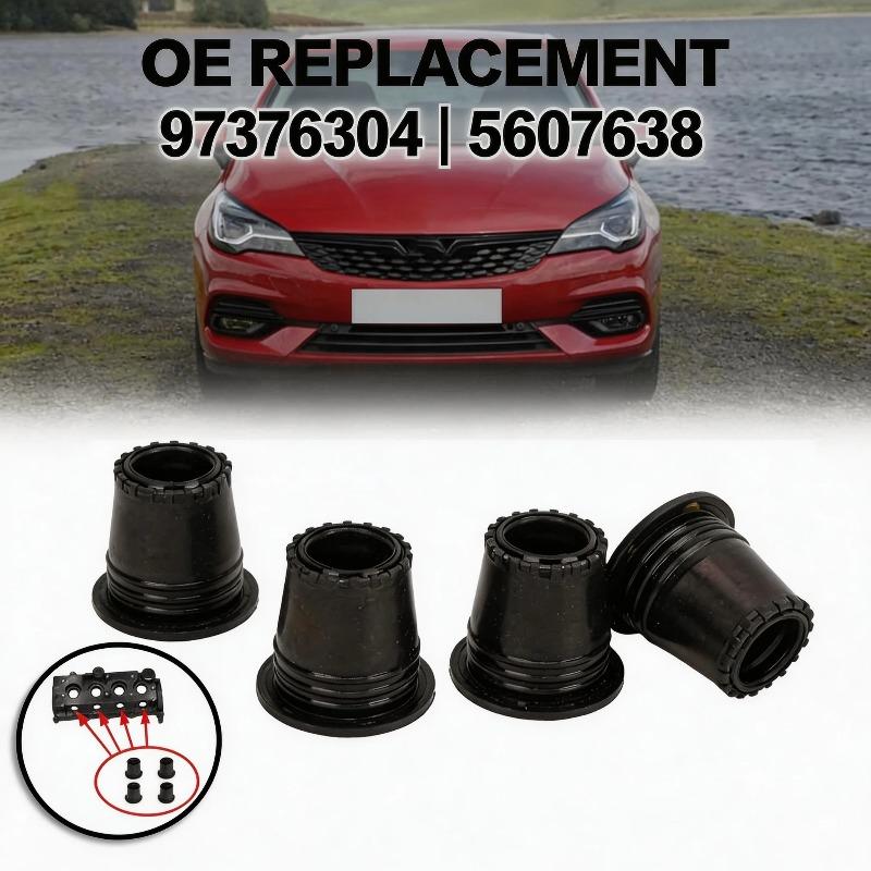4 Pezzi Guarnizioni Superiori in Gomma per Iniettori Carburante Diesel di Auto Ricambi Auto OE 97376304 per Astra H/J Mk5 Mk6 Corsa D Mokka 1.7 CDTI