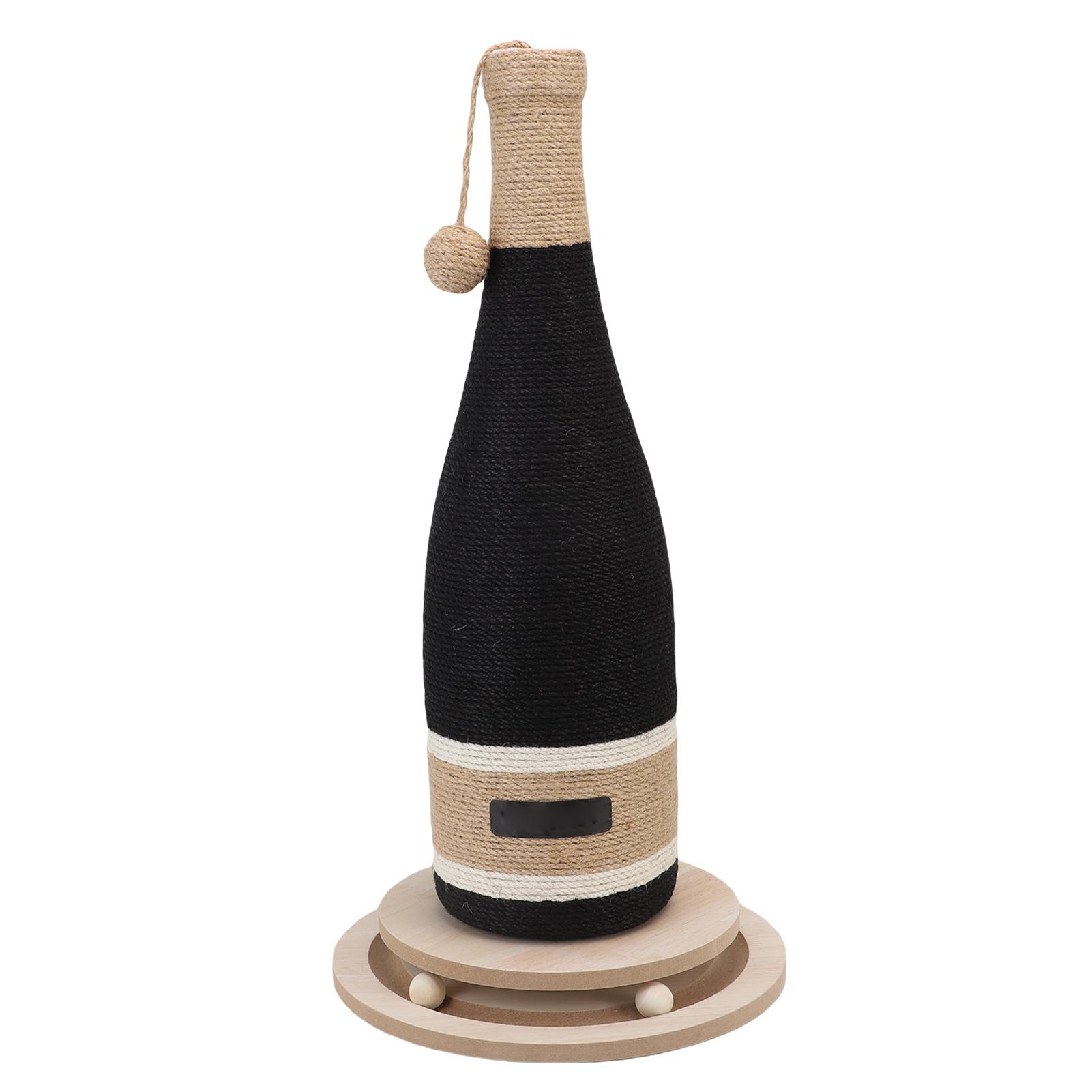 Когтеточка-столбик для кошек, интерактивная вертикальная когтеточка с подвесным мячом для развлечения