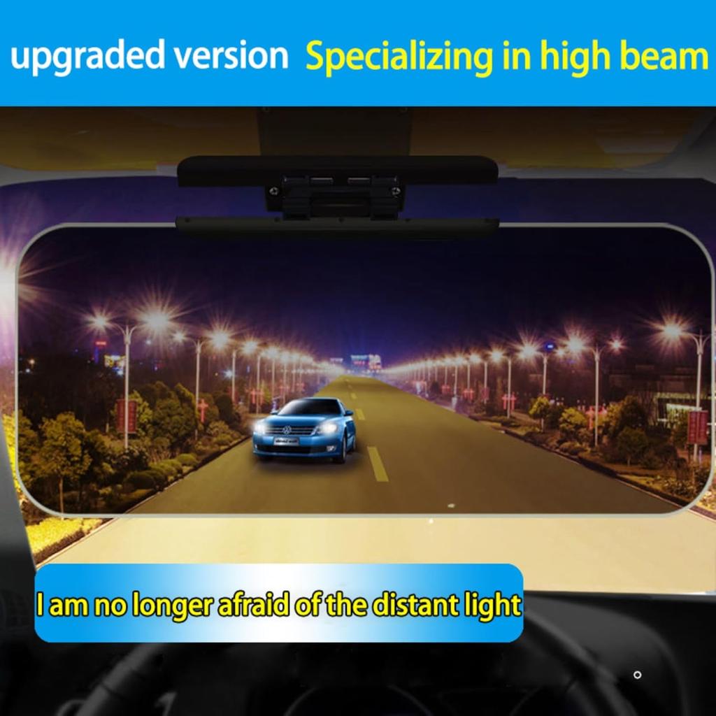 Acrylic anti-glare reflective sun visor Uv Protection Commercial Vehicle Car Supplies Day and Night Plastic Visor