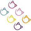 24Pcs Metal Stitching Marker Cats Shaped Crochet Marker Rings Locking Stiching Rings Knitting Marker for Crocheting