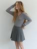 Liel Fond V-Neck Knit (Gray)