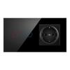 157 European Touch Switch & German Socket with Integrated Glass Panel for Homes