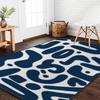 1PC Azure Drift Pattern Kitchen Rug Non-Slip Door Mat Pop design Bathroom Rug Bath Mat Carpet for Home Sink Laundry ecoreeree