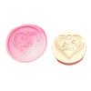 2Pcs Love Heart Seal Stamp, Wedding Themed Seal Stamp Head for Seal Invitations, Valentines Card, Package Embellishment