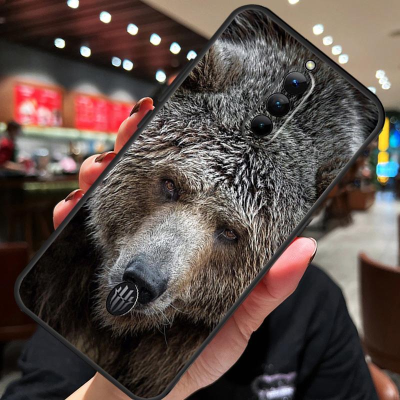 Cute Grizzly Bear Case For ZTE Nubia Red Magic 10S 10 8 9 8S 9S 11 Pro Plus 10 Air 5G 6R 6 7 6S 7S Pro Cover