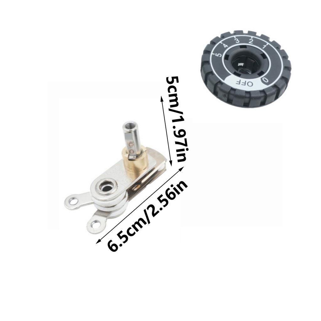 Adjustable Temperature Iron Thermostat Switch Electric Iron Controller Temperature Control Knob for Electric Iron