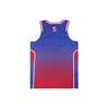 Li Ning CBA Collection Basketball Jersey Men's 2023 24 Season, Tianjin Team City Edition Blank Jersey Red Blue AAYT879-1