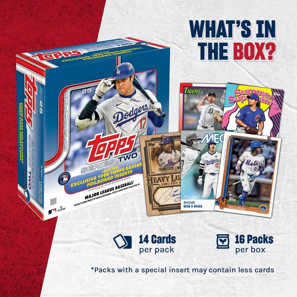 2025 Topps Baseball Series 2 Factory Sealed Megabox - -