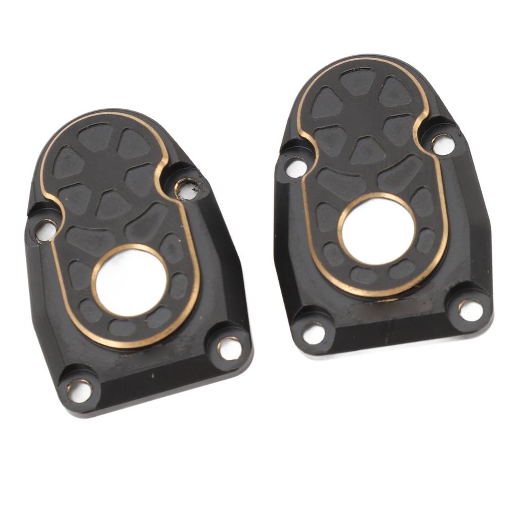 2PCS RC Portal Covers Brass Portal Drive Housing RC Steering Knuckles for Axial Capra for SCX10 III AR45P Axle 1 10 RC