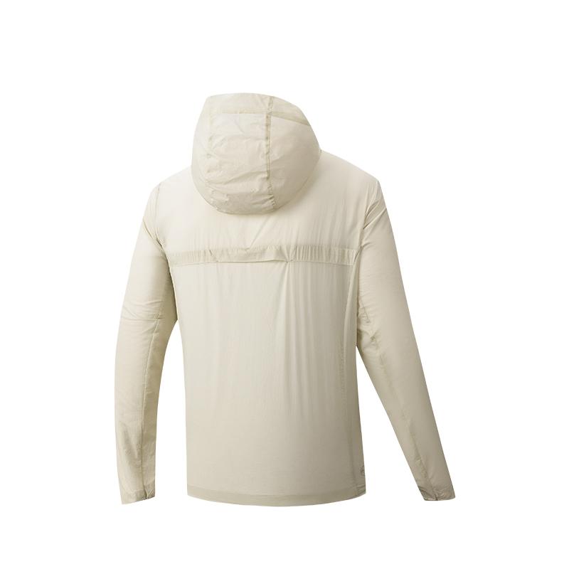 Anta Soft Hooded Fashionable Simple Zipper Breathable Quick-Dry Windproof Sun Protection Jacket Men jackets 152627608-1