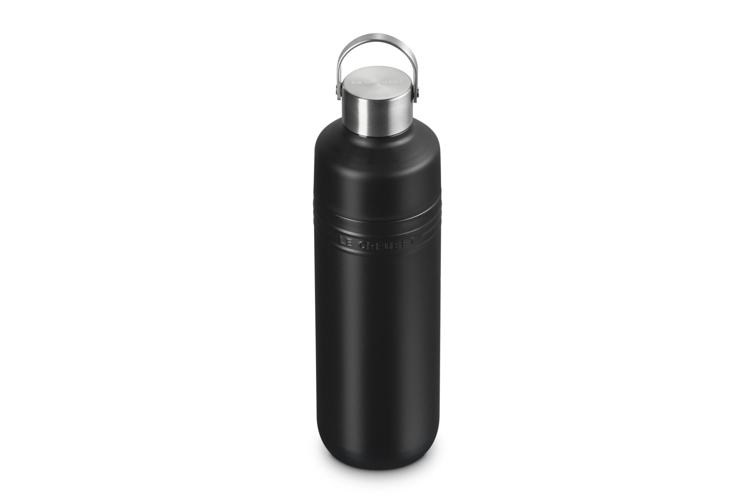 

Le Creuset Bottle 1000ml Matte Black Stainless Steel Vacuum Insulated Hot Cold Wide Mouth Easy to Clean On the Go