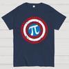 Pi Day Hero Shield Cotton Summer Casual Cool Loose T-Shirt