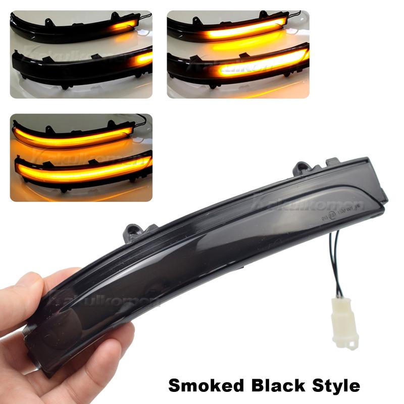 2PCS Dynamic Blinker For VW Jetta 6 Mk6 Scirocco MK3 LED EOS Beetle Side Mirror Indicator Turn Signal Light