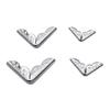 100Pcs Photo Album Reinforcements Metal Album Corner Protectors Vintage Corner Guards For Scrapbook Preservation