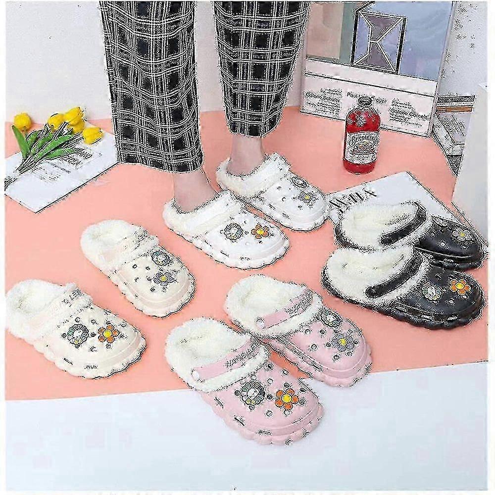 Thermal Insoles for Crocs Shoes and Slippers, Plush Lining Inserts, Replacement Insoles for Men and Women, Winter Warm Insoles