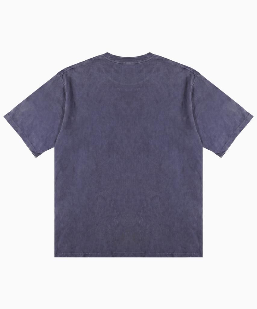 SAINTPAIN Sp Fallen Angels Pigment Short Sleeve T-Shirt Blue