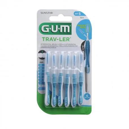 Gum Interdental Brush 1314 Trip 08mm 6pcs