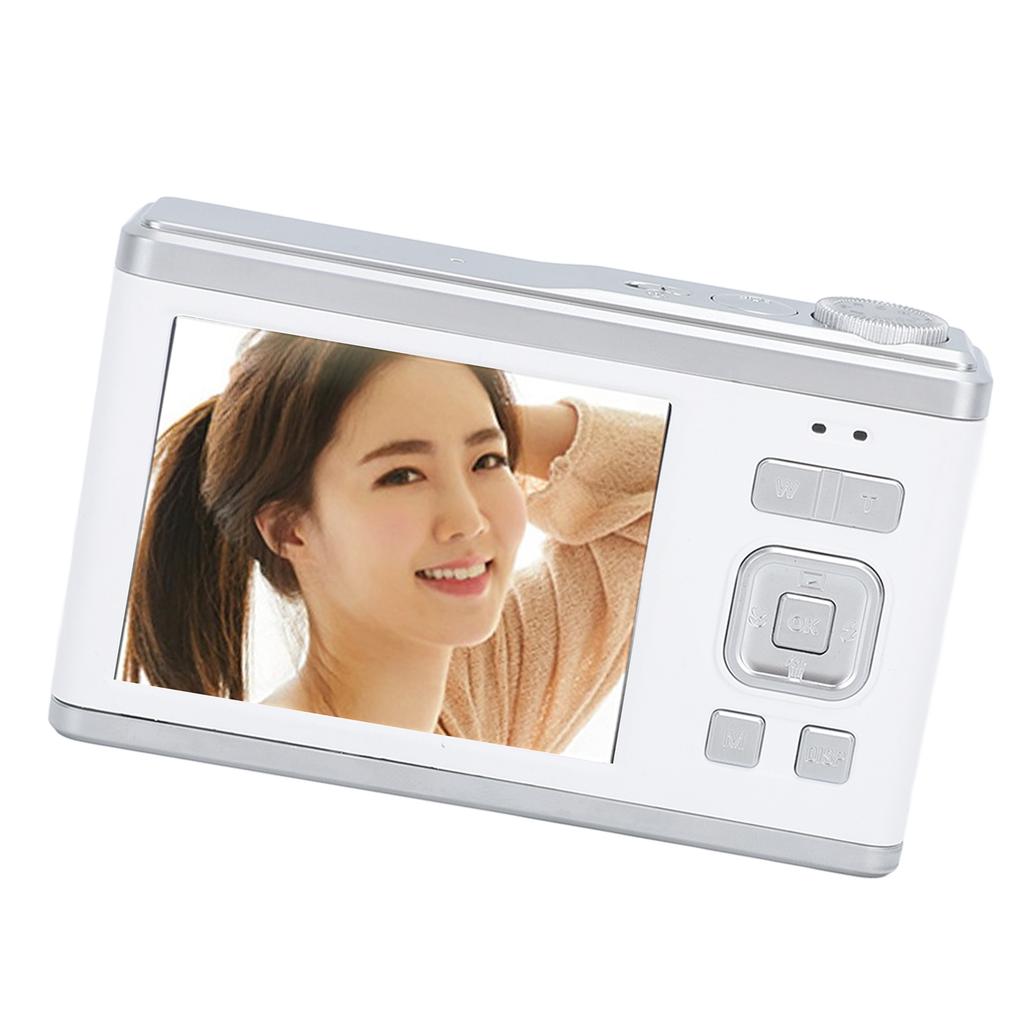 4K Digital Camera Dual HD IPS Screen 10x Optical Zoom Autofocus Retro Compact Digital Camera with Telescopic Lens for