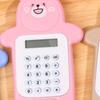 Portable Calculator Cute Bear Style 8 Digit Calculator Mini Cartoon Calculator for Girl Students Gift