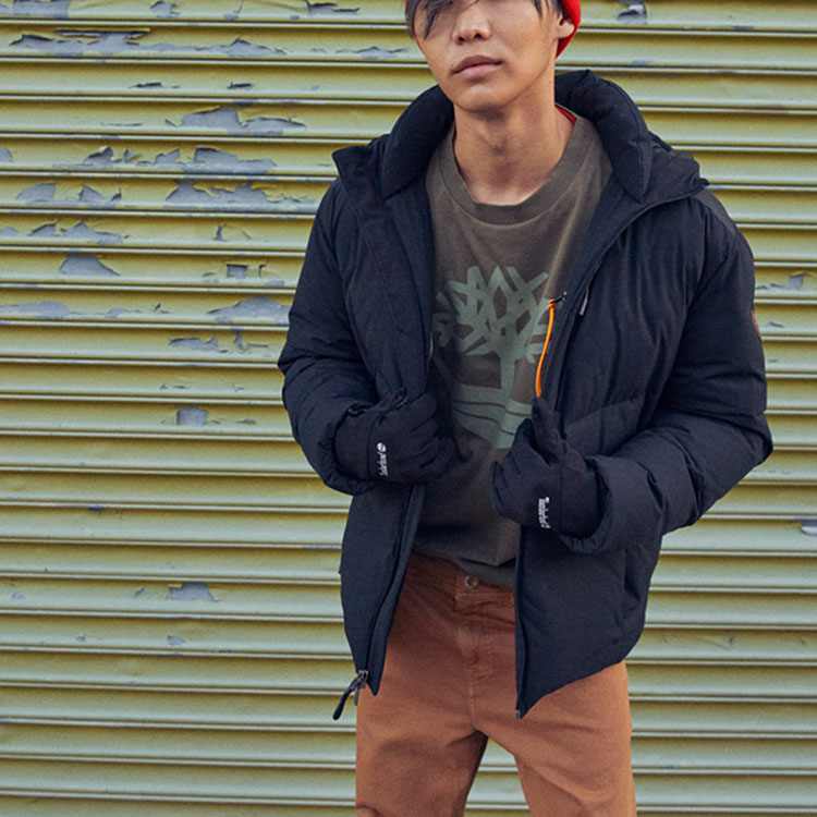 Timberland Warm Sports Down Jacket Men Jacket Black A2G9G-001