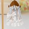 Spring and Summer Teddy Bigbear Bigfoot Pet Clothing Thin Breathable Striped Skirt Small Dog Cat Dog Clothing