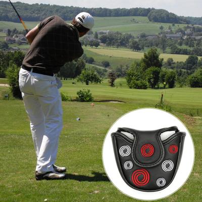 Kryt hlavy golfového putteru se zavíráním na magnet Umělá kůže Kryt hlavy golfové hole Silný magnetický chránič hlavy golfové hole Ochranné příslušenství golfové hole